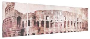 Obraz - Vintage pocztówka miasta N⁰2 (170x50 cm)