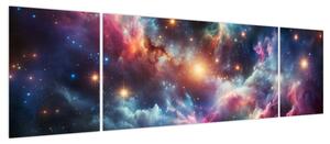 Obraz - Ciemny kosmos (170x50 cm)