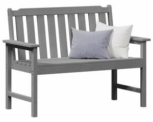 Ławka ogrodowa jasnoszary 120 x 59 x 88 cm hdpe