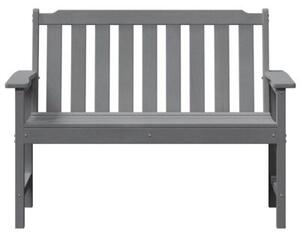 Ławka ogrodowa jasnoszary 120 x 59 x 88 cm hdpe