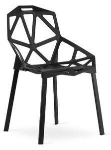 MebleMWM Krzesło loftowe ▪️ 3382 ▪️ czarne ▪️ 4 SZTUKI