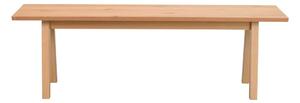 Drewniana ławka do jadalni w dekorze drewna dębowego Rowico Melfort, 144x38 cm