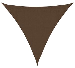 Żagiel przeciwsłoneczny, 160 g/m², brązowy, 3x3x3 m, hdpe