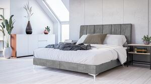 Łóżko kontynentalne z materacem ADERTON 90x200