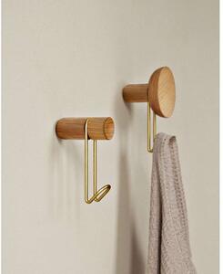 Woud - Around Wall Hanger Small Walnut/Brass