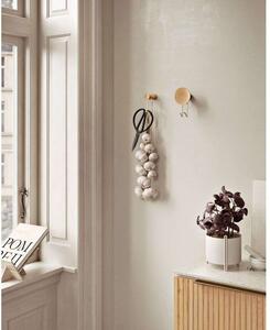 Woud - Around Wall Hanger Large White/Oak/Brass Woud