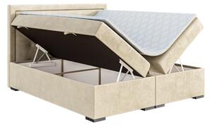 Duże dwuosobowe łóżko z materacem VERONICA 180x200