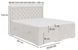 Łóżko Kontynentalne GUESS 160 x 200