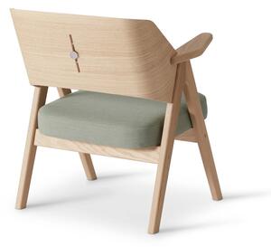 Jasnozielony fotel z drewna dębowego Findahl by Hammel Me Tube