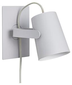 Hübsch - Ardent Lampa Ścienna Light Grey Hübsch