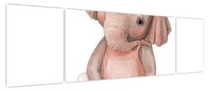 Obraz - Zwierzątko akwarelowe N⁰5 (170x50 cm)
