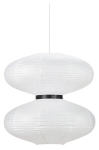 Biała lampa wisząca Markslöjd Dual, ø 60 cm