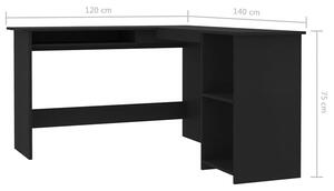 Czarne biurko młodzieżowe - Merfis 3X