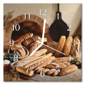 Zegar ścienny kwadrat Chleb