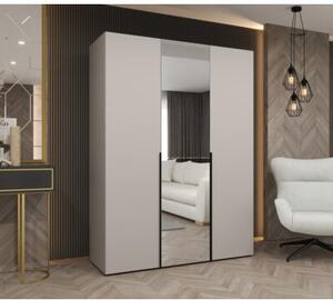 Szafa uchylna otwierana Alicante 2 150 wys. 202 cm kaszmir + u. czarny
