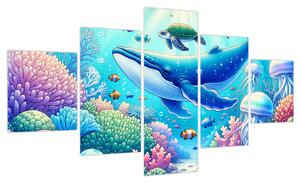 Obraz – Podwodny świat (125x70 cm)