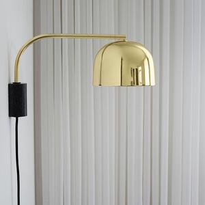 Normann Copenhagen - Grant Lampa Ścienna Lamp 43 cm w Kolorze Mosiądzu