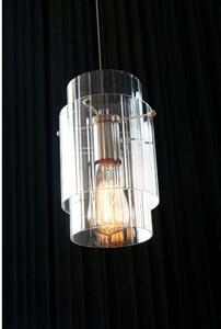 Hübsch - Ripple Lampa Wisząca Small Clear