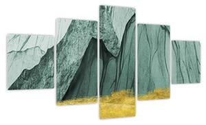 Obraz - Emerald Mountains N⁰3 (125x70 cm)