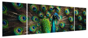 Obraz – Paw (170x50 cm)