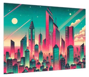 Obraz – Metropolia w stylu pop-art (70x50 cm)