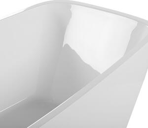 Wanna wolnostojąca akrylowa owalna 170 x 78 cm biała nowoczesna Mingo Beliani