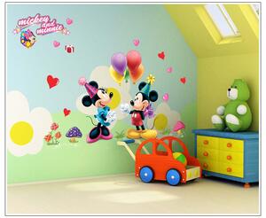 PIPPER | Naklejka na ścianę "Mickey i Minnie" 130x80 cm
