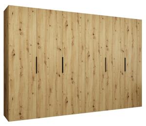 Szafa uchylna otwierana Marbella 1 300 wys. 202 cm artisan + u. czarny