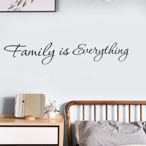 PIPPER | Naklejka na ścianę "Rodzina jest wszystkim" 11x60 cm