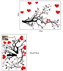 PIPPER | Naklejka na ścianę "Drzewo miłości" 60x85 cm