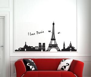 Naklejka na ścianę "Paryż" 55x165 cm