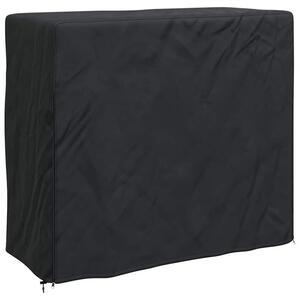 Pokrowiec na ruszt do drewna kominkowego wodoodporny 61 x 122 x 106 cm czarny