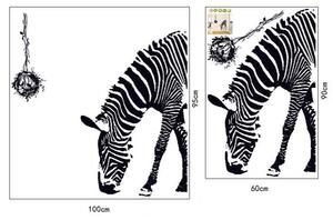 PIPPER | Naklejka na ścianę "Zebra" 100x95 cm