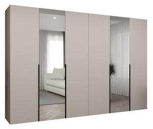 Szafa uchylna otwierana Alicante 2 300 wys. 202 cm kaszmir + u. czarny