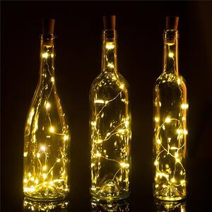 Dekoracyjne lampki LED na butelki