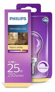 Philips - Żarówka LED 3W Szklana Korona (250lm) Ściemnialna E14