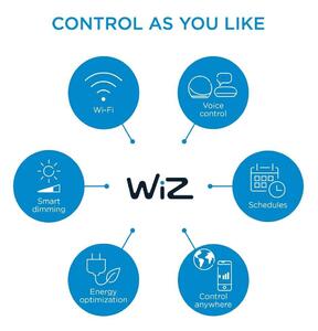 WiZ - Squire WiZ Portable Lampa Stołowa RGB White WiZ