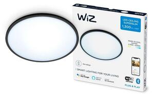 WiZ - SuperSlim WiZ Lampa Sufitowa 14W Black WiZ