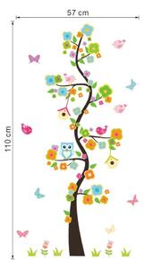 PIPPER | Naklejka na ścianę "Drzewko dziecięce 2" 110x57 cm
