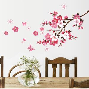 Naklejka na ścianę "Kwitnąca wiśnia" 120x50 cm