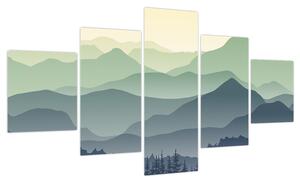 Obraz - Forest Mountain (125x70 cm)