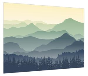 Obraz - Forest Mountain (70x50 cm)
