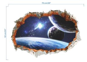 PIPPER | Naklejka na ścianę "Kosmos" 70x50 cm