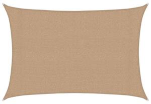 Żagiel przeciwsłoneczny, 160 g/m², kolor taupe, 3x4 m, hdpe