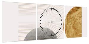 Obraz - Rustic Arches N⁰2 (z zegarem) (90x30 cm)