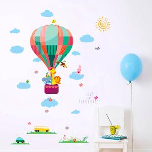 PIPPER | Naklejka na ścianę "Balon na gorące powietrze" 118x85cm