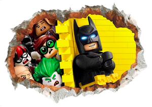 Naklejka na ścianę "LEGO Batman 2" 50x70cm