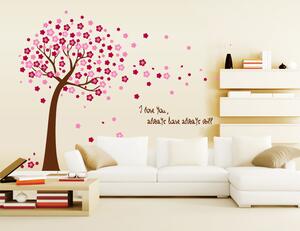 PIPPER | Naklejka na ścianę "Różowe drzewo 2" 120x150 cm
