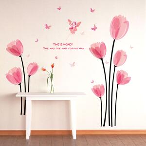 Naklejka na ścianę - "Tulipany" 152x119cm