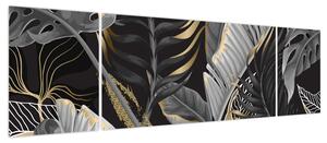 Obraz - Złota dżungla (170x50 cm)